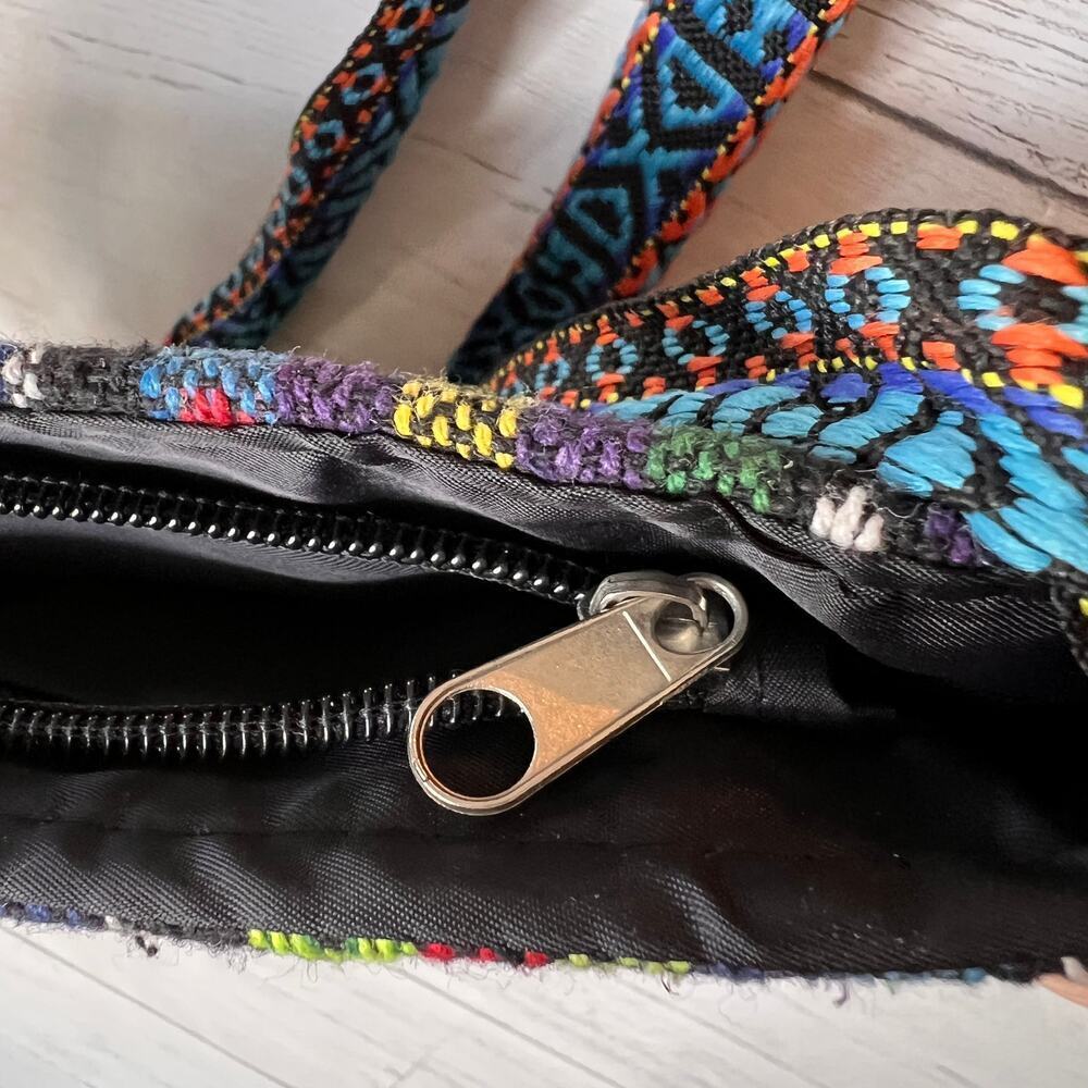 Vintage Purse Womens Tribal Boho Embroidery Tassels Beaded Hippie Shoulder Bag - Picture 14 of 16